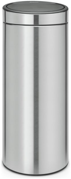 Brabantia 30 Litre Matte Steel Touch Bin.